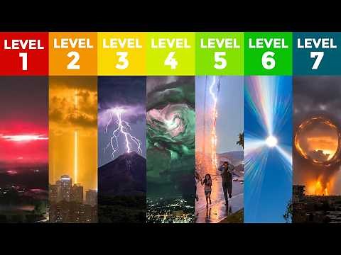 7 Levels Of Extreme Weather Phenomena - Footage Shocked Everyone