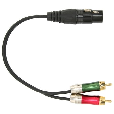 XLR Femaleto RCA Male Cable,XLR Female 3 Pin Y Splitter Cable Stereo Audio Cable Connector Built to Last - Walmart.ca