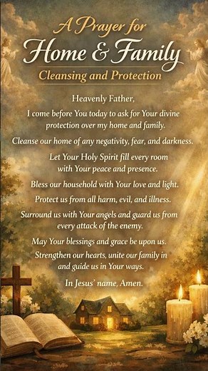 Powerful Prayer for Home & Family Cleansing and Protection (Cover Your House)