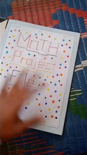 Maths project file || Math file ideas for class 8