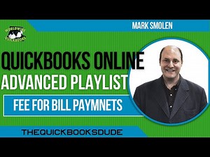 QuickBooks Online Payment Processing Fee For Vendor Bills
