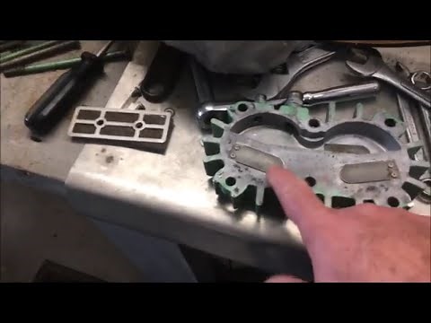 Reed valve replacement in an Air Compressor