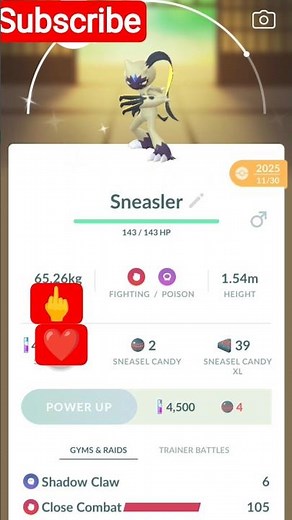 Title: Unleashing the Power of Sneasler! 🐾✨