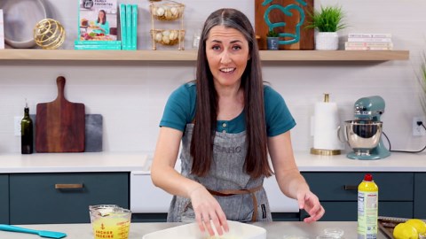 Lemon garlic butter baked chicken and rice