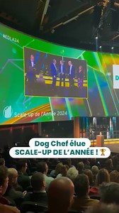 🏆 Dog Chef élue Scale-up de l’année ! Merci à nos 27.000 chiens gourmands 🐶 qui dévorent chaque jour leurs repas frais cuisinés avec amour 💚 Et si le prochain, c’était le tien ? | Dog Chef