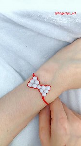 DIY❤How to make a bracelet #easydiy #handmade #handrope #tutorial #handmadegifts #girls #beadjewlery #diybracelet #fyp | Fingertips_art