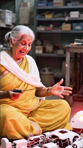 Grandma's Scrap to Robot: A Dream Unbroken #Inspiration#techdreams #NeverGiveUp#FamilyPride