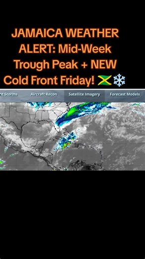 Get the latest Jamaica weather update for Thursday, February 5th, 2026! ⛈️ We are currently feeling the peak of the mid-week trough with scattered thunderstorms and rain across the island. But don't put away those sweaters yet—a BRAND NEW cold front is confirmed to arrive this Friday, bringing another blast of cool air and gusty winds for the weekend. Stay informed on maritime warnings and tonight's chilly lows!#JamaicaWeather #ColdFront #TheBigChill #JamaicaNews #Kingston