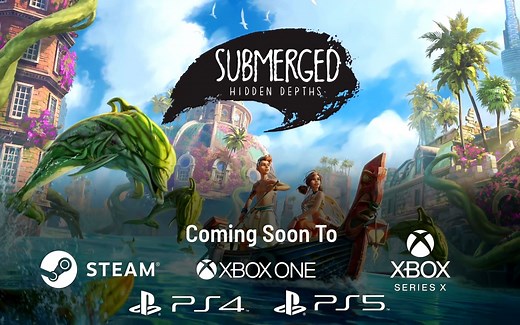 末日美丽水世界-开放世界生存新游《Submerged: Hidden Depths》1月28日预告片（支持 中文）