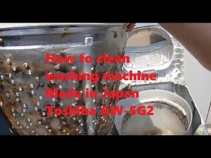 How to clean washing machine【Made in Japan Toshiba AW-5G2】