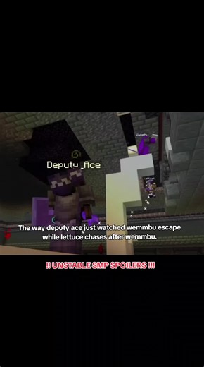!! UNSTABLE SMP SPOILERS!! // I am NOT ok bro. I have a feeling that deputy ace MIGHT.. betray the law. Just notice how he was in the past few videos how he acted. how he's BEEN acting. THINKK ABOUUTT IT IMNNLT CRAZY PLEEASE BRO ACE HAS BEEN QUESTIONG LETTUCES DECISIONS AND RHE SIGNS ARE THERE AND CLEAR. I SCREAMEDBJT THIS COULD ALSO MEAN ACE HAS A CHANCE LF DYING. OHHMGGOODD // #mcyt #wemmbu #unstableuniverse #spoilers #fyp