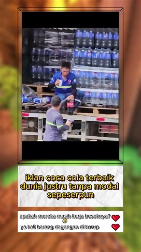 iklan coca cola terbaik di dunia saat ini 😁 #trending #viral #shorts
