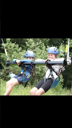 Big swing, bigger smiles 😁 #robinwood #giantswing