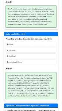 Key Components and Objectives of the Preamble