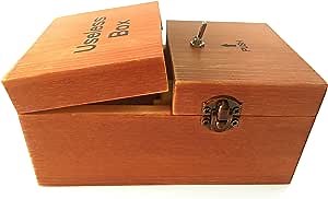 Amazon.com: Abbaoww Useless Box Fully Assembled Leave Me Alone Machine Turns Itself Off Best Gifts Endless Fun (with Words - AAA) : Toys & Games