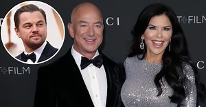 Jeff Bezos' Girlfriend Lauren Fawns Over Leonardo DiCaprio: Watch