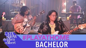 24K views · 218 reactions | Join us in welcoming Bachelor for this performance of "Back Of My Hand," from their debut full-length, “Doomin' Sun”, out May 28th on Polyvinyl Records, Lucky Number, and Milk! Records. Listen to or buy the album here: https://bachelor.ffm.to/doomin-sun. | The Late Show with Stephen Colbert | Facebook