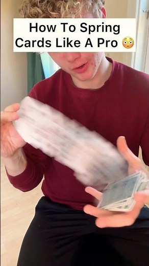 Card Spring Tutorial 🤩 #magic #magician #cardistry #tricks #shortsvideo #shorts