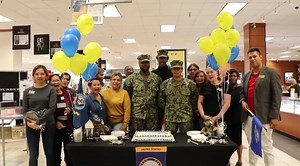 The team at NEX San Diego is having a blast celebrating the Navy's 244th birthday! | Navy Exchange