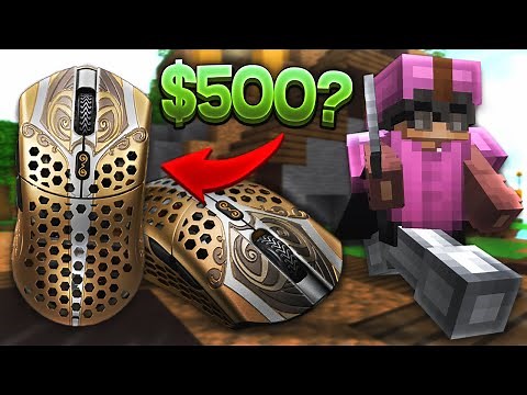 Using a $500 Mouse for Bedwars & PvP! Finalmouse Starlight 12 Medium Review (ft. ‪@minutetechmc‬)