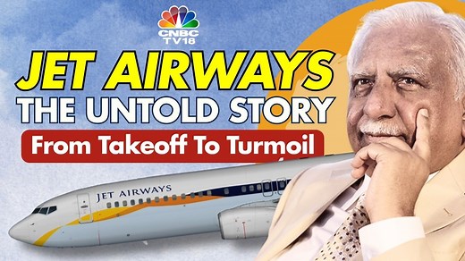 #CNBCTV18Originals | The Climb & Crash of Jet Airways We uncover the highs & lows of Jet Airways in our exclusive documentary, The Climb & Crash.  Join us on CNBC-TV18 as former executives share the untold story of ambition, missteps, and the dramatic fall of a once-iconic airline. #JetAirways #JetAirwaysShut #NareshGoyal #IndianAirlines #StoryOfJetAirways #Aviation #India #Airlines | CNBC-TV18 | Facebook