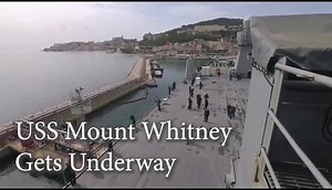 10K views · 226 reactions | SPETTACOLO! LA USS Mount Whitney LASCIA...