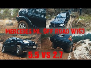 Mercedes ML 55 AMG vs 2 7 CDI Off Road 4x4 na torze offroad w Goleniowie
