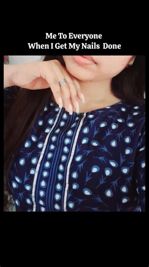 when my Nails Done🫠✅️💅#nails #shortsfeed #Shorts #Trending #longnails #nailcare