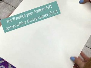 Pattern HTV TUTORIAL with the carrier - MIVinylWorld.com