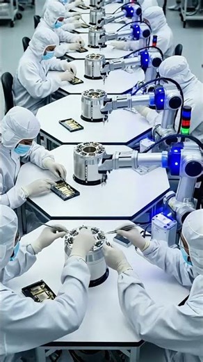 Insane accuracy required! Handling #shorts #precision #assembly #microtech #mustwatch