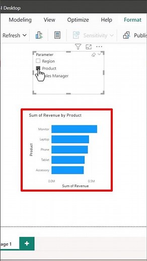 One Chart. Multiple Views. (Power BI Field Parameters)