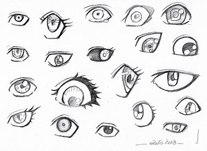 Vidéo Tuto des yeux Manga