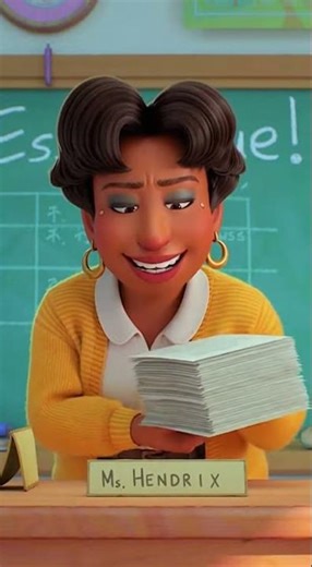 She Skipped Her Homework… Then Got DOUBLE! 😂📚 | Funny Cartoon Lesson