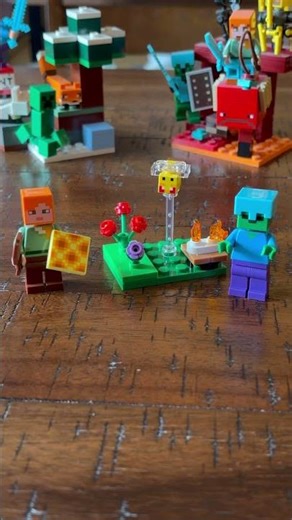 LEGO Minecraft Alex’s Campfire Conflict Polybag Review + Speedbuild