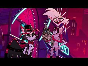Angel Dust & Husk vs Sharks #hazbinhotel