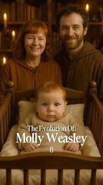 Evolution of Molly Weasley #evolution #harrypotter #ai #mollyweasley