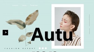 PPT模板 | 淡绿秋季风