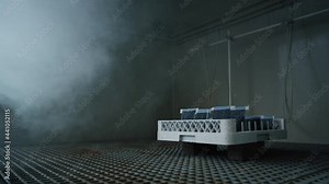 Salt water test system for climate simulation