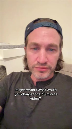 30 minute software demo video - what would you charge? #ugc #creator #ugccollabs #maleugc