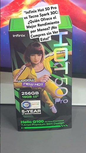 "Infinix Hot 50 Pro vs Tecno Spark 30C: ¿Quién Ofrece el Mejor Rendimiento por Menos?