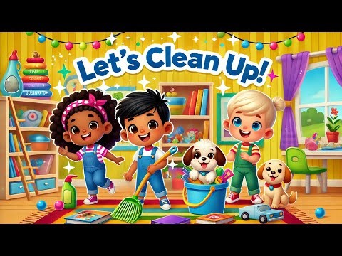 Can YOU Clean Up with Us? 🎶 Fun Clean-Up Song for Kids!