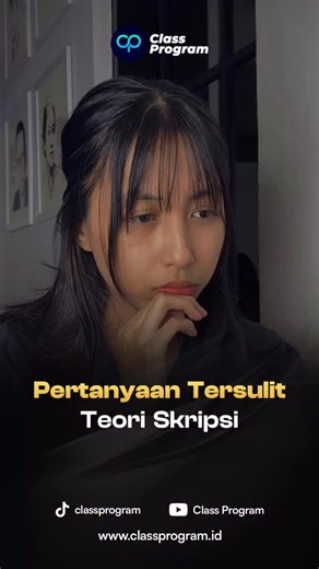 CLASS PROGRAM on Instagram: "Pertanyaan tersulit di sidang skripsi sering datang dari bagian teori. Biasanya dosen akan menanyakan: Teori apa yang kamu gunakan? Siapa pencetus teori tersebut? Mengapa kamu menggunakan teori itu? Contoh cara menjawabnya: “Dalam penelitian ini, saya menggunakan Teori Perilaku Konsumen. Teori ini menjelaskan bahwa keputusan pembelian dipengaruhi oleh faktor psikologis, sosial, dan situasional.” “Teori Perilaku Konsumen dikemukakan oleh Engel, Blackwell, dan Miniard 