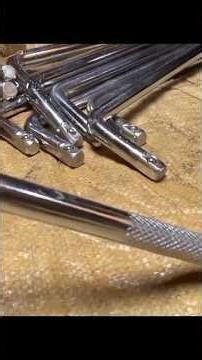 Watch This Iron Rod Become a Socket Wrench #shorts #tools #metalworking
