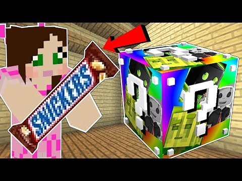 Minecraft: COLOR BOMB LUCKY BLOCK!!! (BURGER ON A STICK, SNICKERS, & MORE!) Mod Showcase