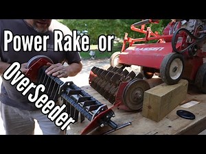 Lawn Over Seeder Compared to a Power Rake