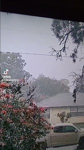 Lighting hitting transformer on telephone pole