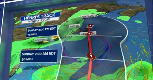 Tropical Storm Henri could impact Northeast this weekend