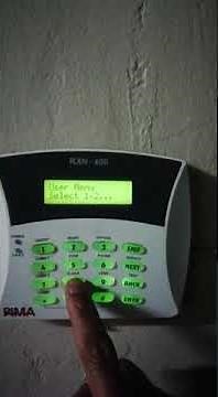 How to set up Pima alarm First Time