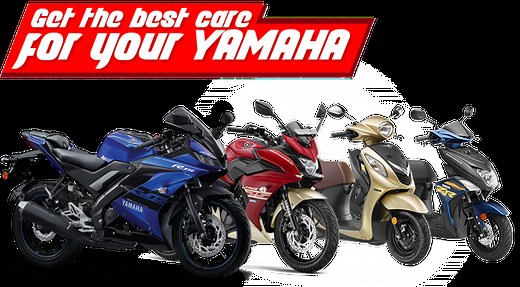 Service and Maintenance activities for Yamaha motorcycles and scooters in India