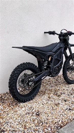 Warp 9 sprocket looks so good, tried riding dirt, didn’t make it very far#ub #surron #badass